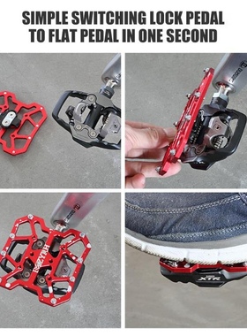 2pcs Aluminum Alloy Bicycle Clipless Pedal Platform Adapters