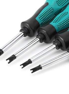 4 Pcs 8cm Long Nonslip Handle Magnetic Spanner Head Screwdri