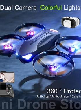 V16 Colorful LED RC Helicopters Toy Gifts 360° Full Cont