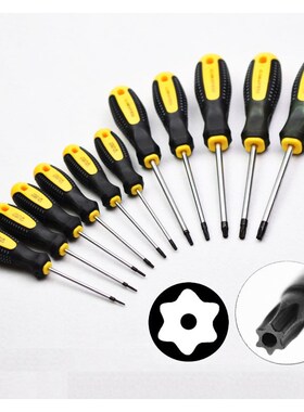 1PC Torx T5 T6 T7 T8 T9 T10 T15 T20 T25 T27 T30 Screwdriver