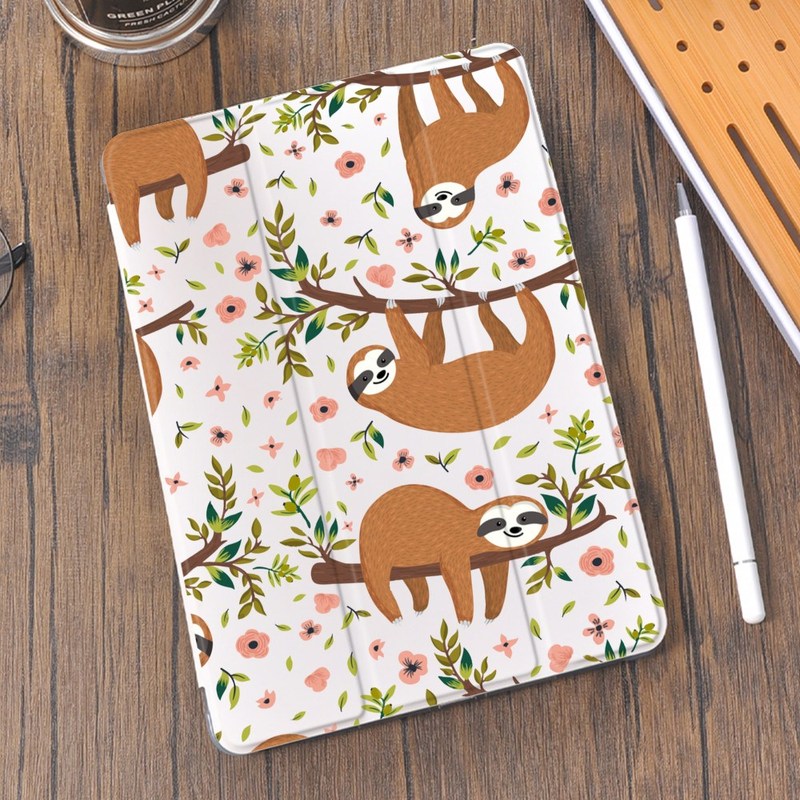 Sloth Automatic sleep For 10.9 inch Air 4 iPad Case 10.2 in