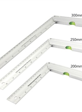 90° Carpenter Angle Finder Ruler Gauge Thickening Alumin