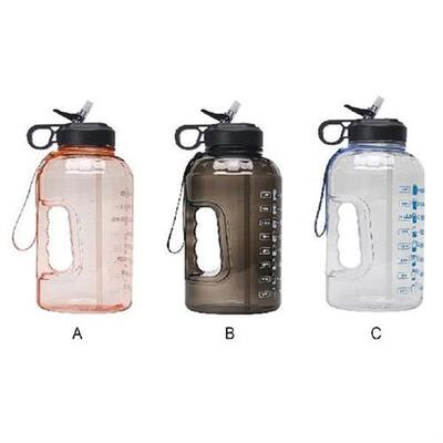 2 2L Motivational Water Bottle Half Gallon Quotes Plastic