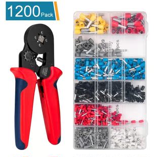 1pcs Crimper Plier Set 0.25-6mm 2 Self-adjustable Ratchat Wi