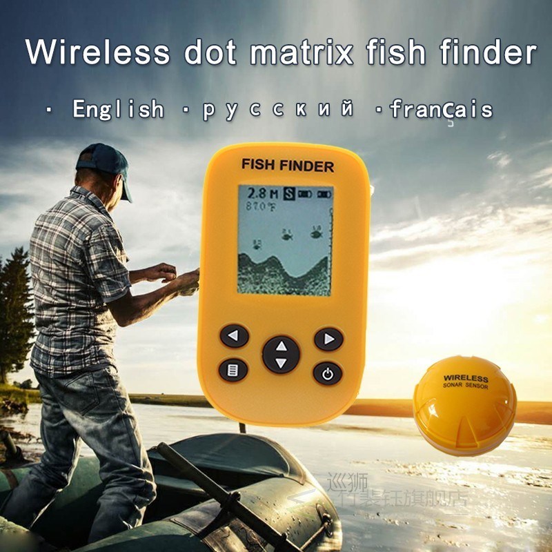 Brand New KDR  Dot Matrix Fish Finder smart sonar sensor, Wi