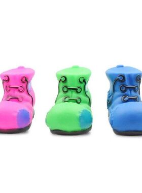 Simulation Boots Shape Pet Dog Toy Rubber Squeaker Chew