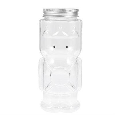 10Pcs Empty Plastic Juice Bottles with Caps Water Bottles