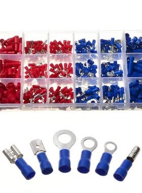 360pcs Insulated 适用于k U-type Set Terminals Electrical Wir