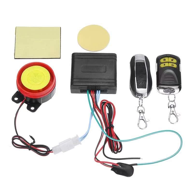 Mayitr 1set Motorcycle Scooter Anti-theft Security Alarm 2pc