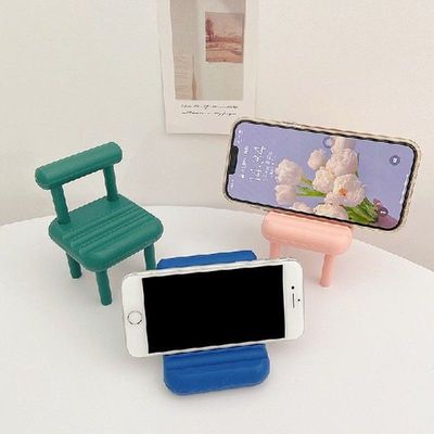 Creative Small Chair Mobile Phone Bracket Mini Cute Desktop