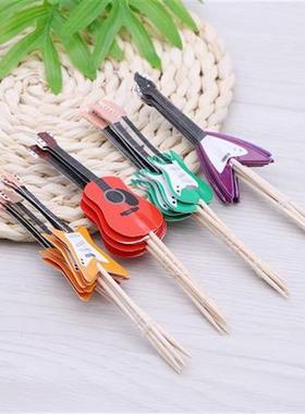 Topper Cupcake Cake Guitar Music Toppers Picks Kids Decor