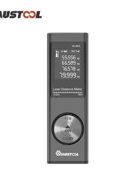 MUSTOOL 80m Digital Laser Rangefinder & Electronic Angle