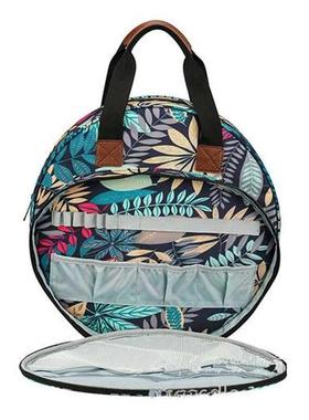 Yarn Storage Case Crochet Hooks Knitting Round handag Sewin