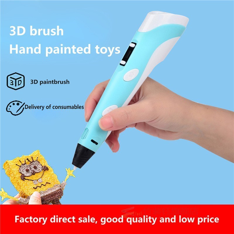 3D Printing Pen, Multicolor Child Safe Smart USB Low Temper