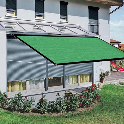 Green Anti-UV HDPE Sun Shading Net Outdoor Sunshade Net