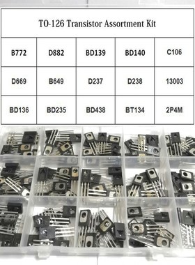 150pcs TO-126 Transistor Assortment Kit pack B772 D882 BD139