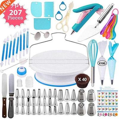 207 pièces gateau décoration buse ensemble gat