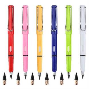 6pcs Inkless Pencils Graphite Pen Eternal Perpetual Pencil