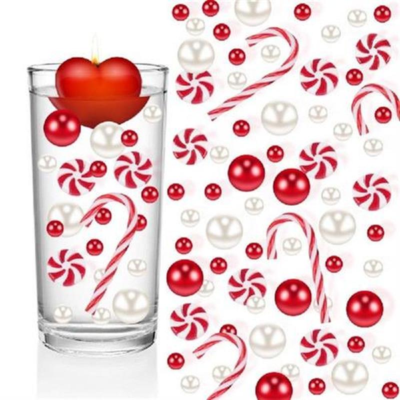 Christmas Vase Filler Pearl For Vase Transparent Water Gels