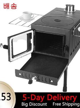 Wood Burning Stove Portable Camp Wood Stove With Chimney