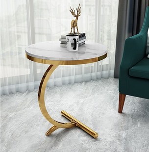 Luxury Marble Sofa Side Table Corner Table Living Room Sofa