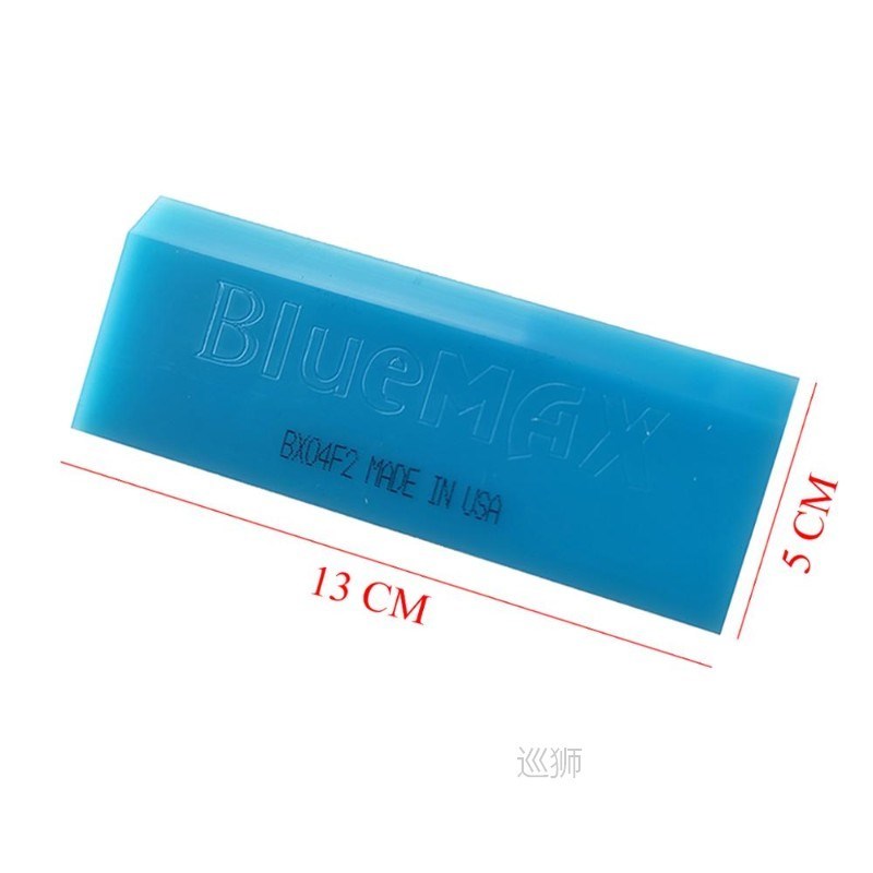 2pcs BLUEMAX Rubber Scraper Window Squeegee Blade Glass Clea