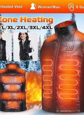 11 Heated Zones Electric Heated Vest Jacket Men Womens