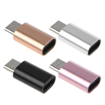 Metal USB C Type C Female to Male Converter Extension Exten