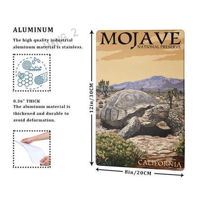 Metal Tin Sign Warning This Property Is Protected By A Highl