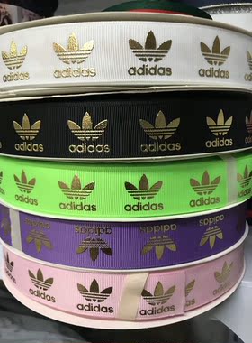 1'' 50yards SHINE FOIL GOLD Printed Grosgrain Ribbon