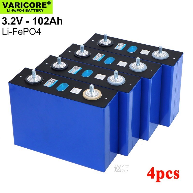 4pcs  3.2V 200Ah 280Ah 105Ah LiFePO4 battery 3C Lithium iron
