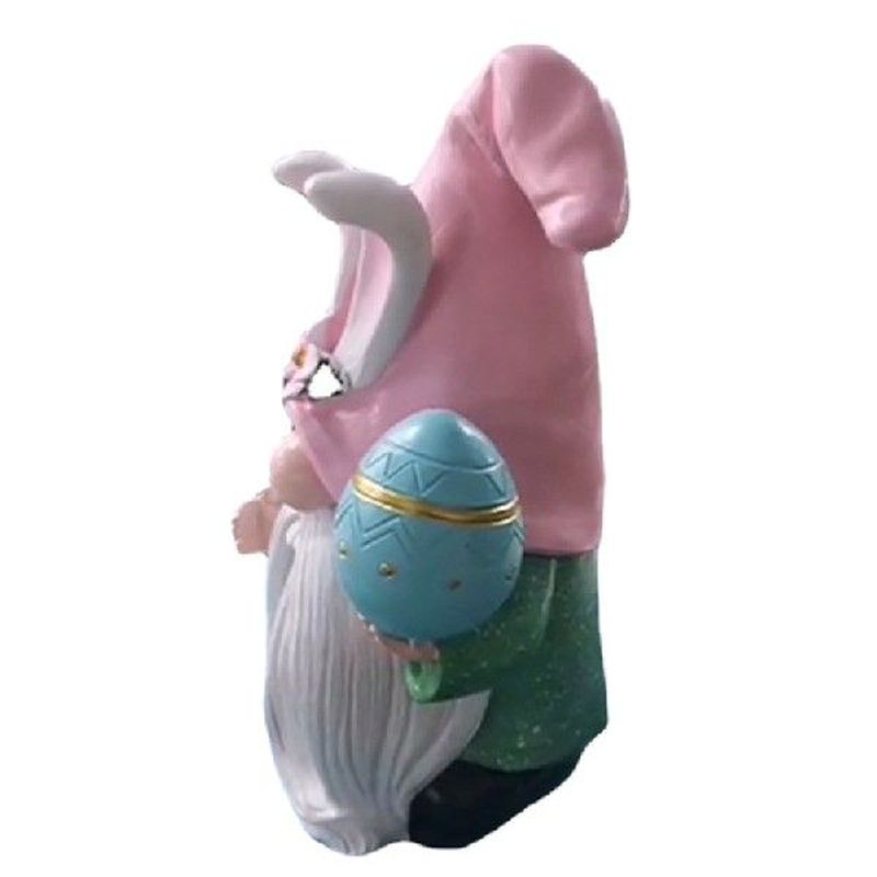 Easter Bunny Ears Gnome Ornaments Garden Rabbit Statue
