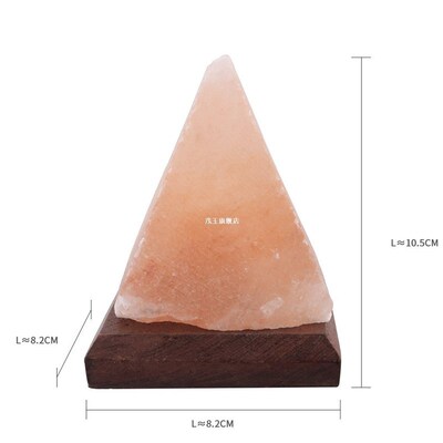 Pyramid Natural Himalayan Air Purifier Salt Lamp Ionic Rock