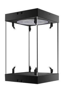 20cm/30cm Internal Height Transparent Display Box Spotlight