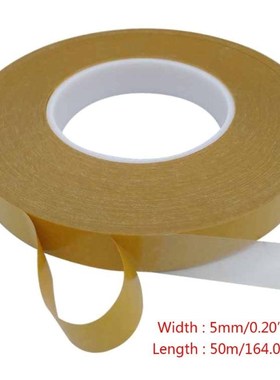 1Roll 50m High Temperature Resistance PET Double Sided Tape
