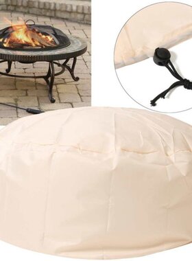 95x40cm 37'' Round Patio Fire Pit Dustproof
