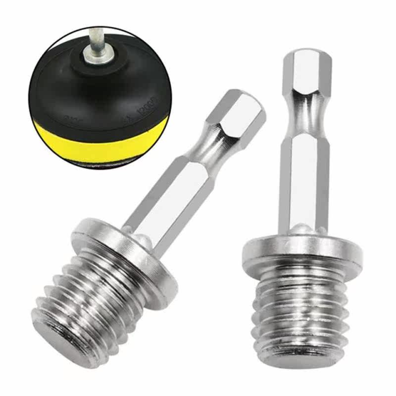 Woodworking M14 Hexagonal Twist Drill Bit Adapter Rod Wind B