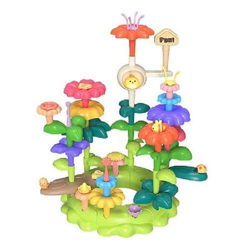 DIY Beads Flowers Toys For Girls Children Flower Arrangement