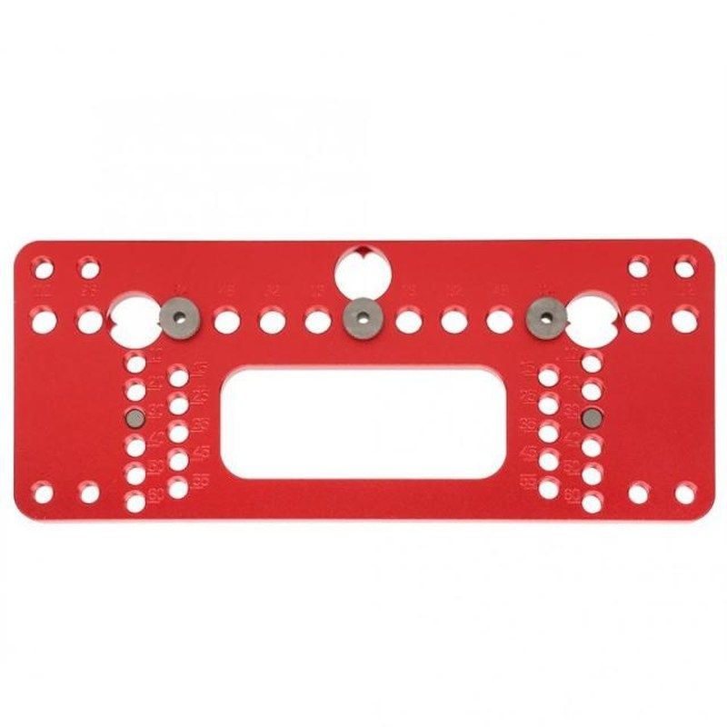 Aluminum Alloy Woodworking Handle Hole Jig Locator Hole Open