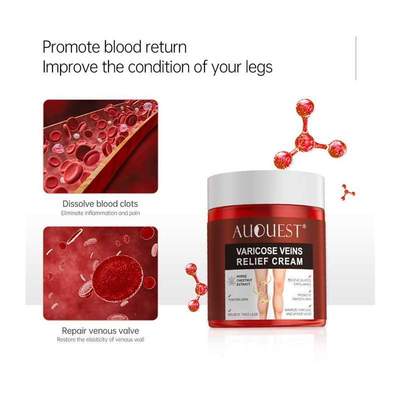 AUQUEST Varicose Veins Relief Cream Vasculitis Phlebitis Spi