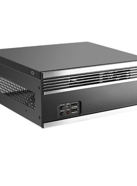 Itx Case Brushed Aluminum Panel Portable Mini Computer Case