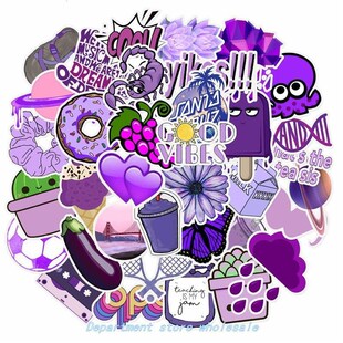 YC-049# 50/PCs PVC er PurPle small fresh tooN Notebo