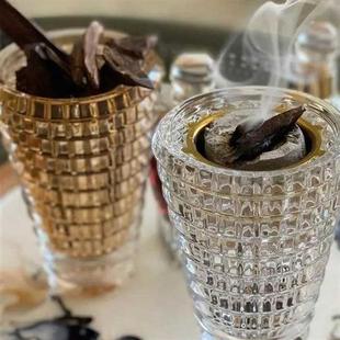 Creative Modern Handmade Clear Mosaic Glass Crystal Vase Top