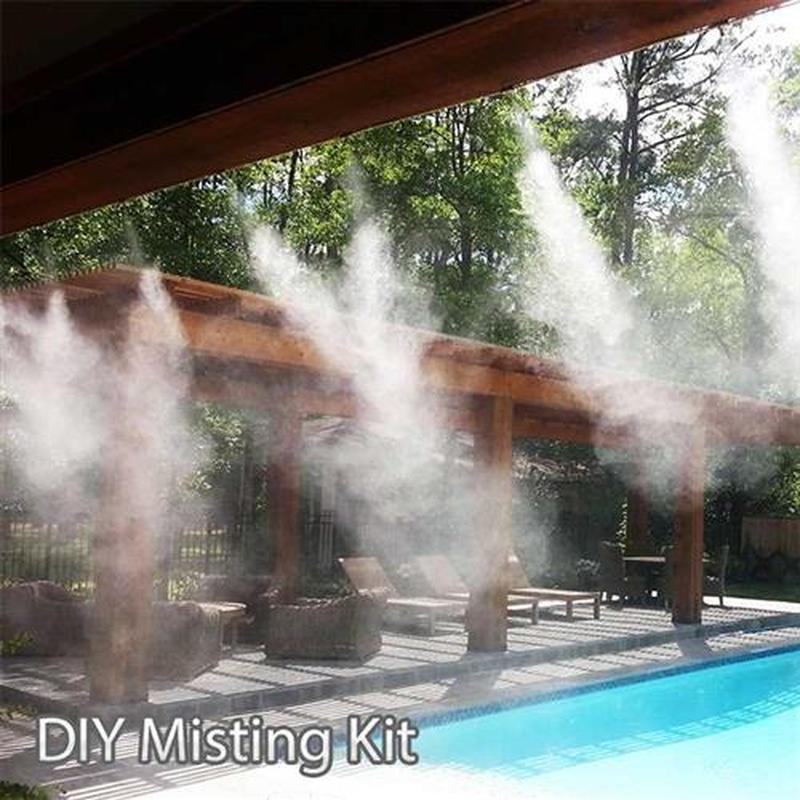 Outdoor Misting Cooling System for Garden Patio Waterring Ir