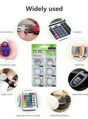 48pcs cr 2032 3V Lithium Coin Cells Button Battery Lithium B