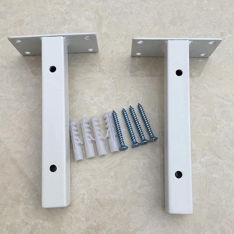 Nail wall shelf wrought iron partition bracket shelf board s