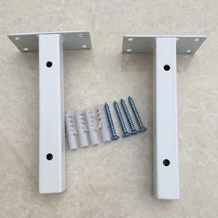 Nail wall shelf wrought iron partition bracket shelf board s