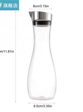 1.2L Acrylic Transparent Juice Bottle Transparent Juice Bott