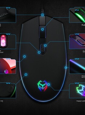 Computer Gaming Mouse Wired Mouse Desktop Pc Mouse Office Ho