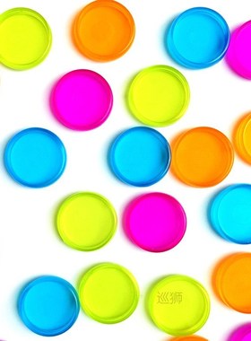 50Pcs 18mm Mushroom Hole Disc Binders for Notebooks/Planner